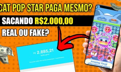 ✅😧 APP CAT POP STAR É FRAUDE? CAT POP STAR PAGA? ANÁLISE RETIRADA DE R$100/App para ganhar dinheiro