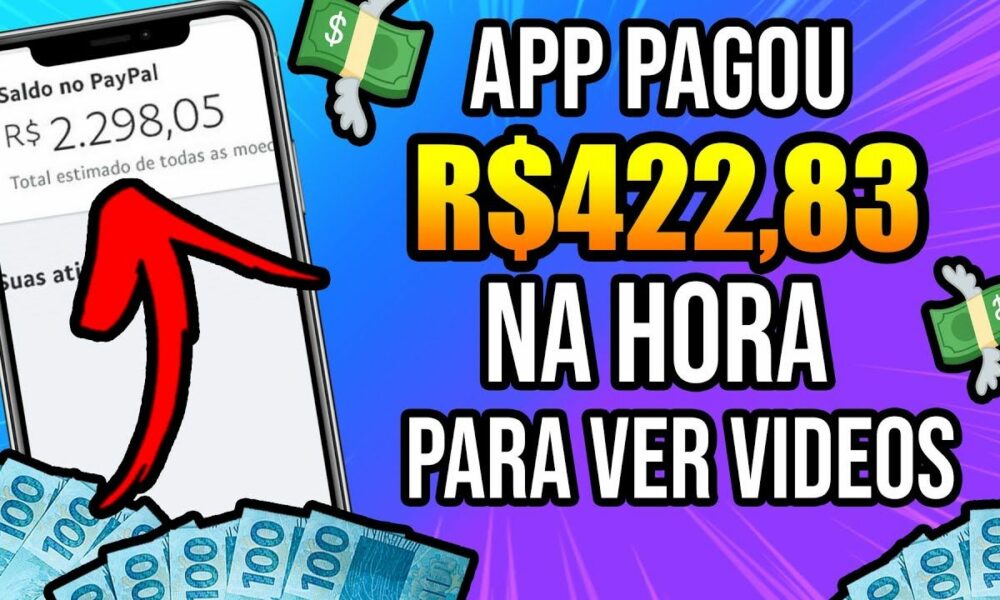 BOMBA😱 SITE PAGOU R$422,83 MUITO RÁPIDO NO PAYPAL PARA ASSISTIR VÍDEOS/Ganhar Dinheiro na Internet