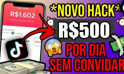 💥COMO GANHAR R$500 REAIS no TIKTOK TODO DIA SEM convidar NINGUÉM!! Como Ganhar Dinheiro no TikTok