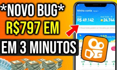 🤑COMO GANHAR R$797 REAIS no KWAI em 3 MINUTOS SEM convidar NINGUÉM! 💥 Como Ganhar Dinheiro no Kwai