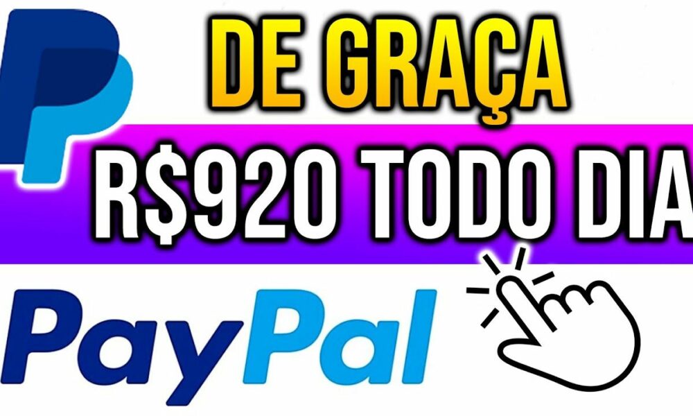 👉Como Ganhar $920,00 TODOS OS DIAS no Paypal De Graça (*NOVO APP PAGANDO*) Ganhar Dinheiro no Paypal