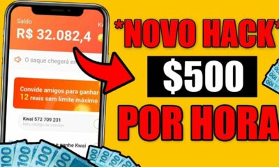 Como Ganhar R$500,00 A CADA 30 SEGUNDOS no KWAI [USANDO ESSE HACK do GOOGLE]😱 Ganhar Dinheiro Online