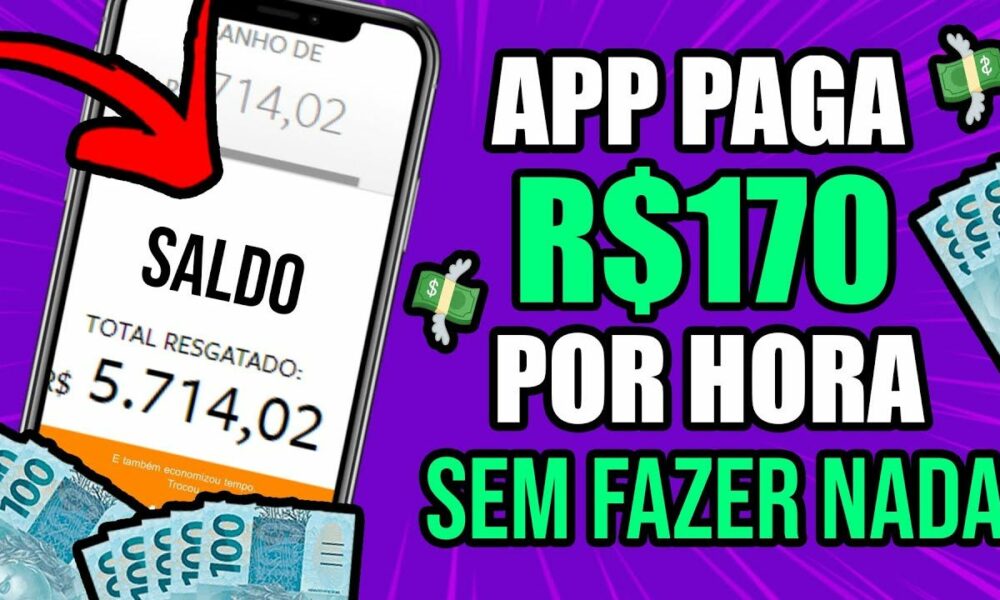 DESTRUINDO Kwai e TikTok🤑NOVO APP PAGANDO R$170 POR HORA SEM FAZER NADA/Ganhar Dinheiro na Internet