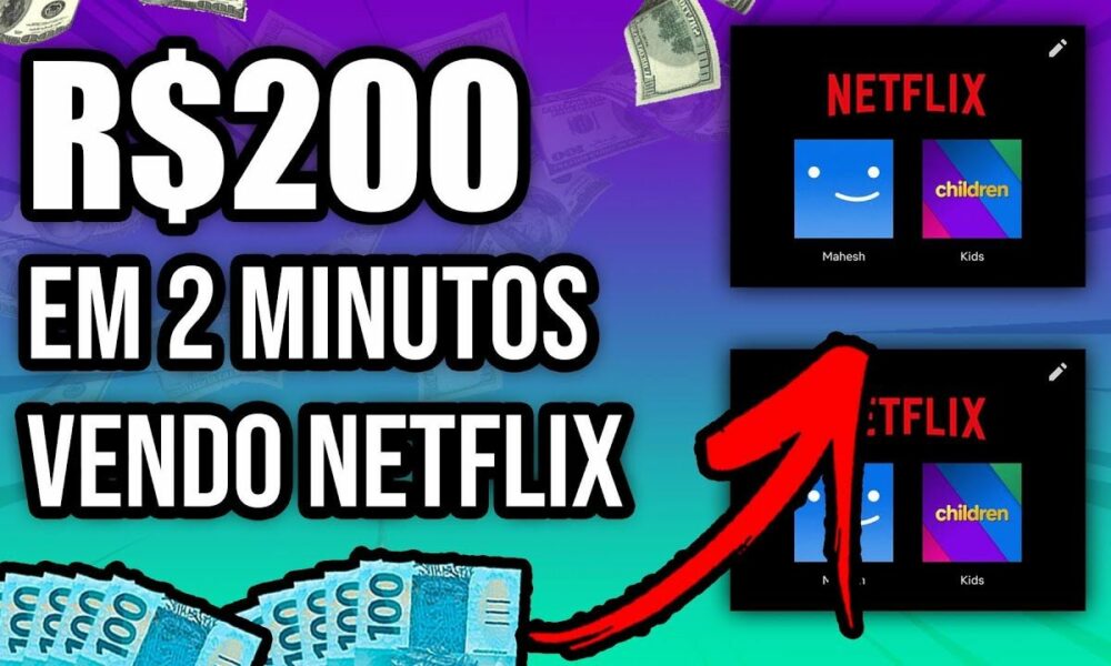 ESSE NOVO APP PAGA R$200 REAIS EM 2 MINUTOS PARA VER FILMES DA NETFLIX🤑 Como ganhar dinheiro online