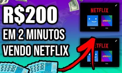 ESSE NOVO APP PAGA R$200 REAIS EM 2 MINUTOS PARA VER FILMES DA NETFLIX🤑 Como ganhar dinheiro online