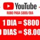 ESSE ROBÔ do YOUTUBE PAGA $800/DIA de GRAÇA (Ganhe dinheiro Rápido) [PROVADO] Ganhar Dinheiro Online