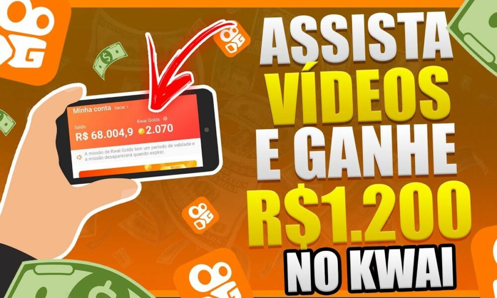 Ganhe $120.00 Por 7 Minutos Minutos no KWAI [ASSISTINDO VÍDEOS] Como Ganhar Dinheiro no Kwai