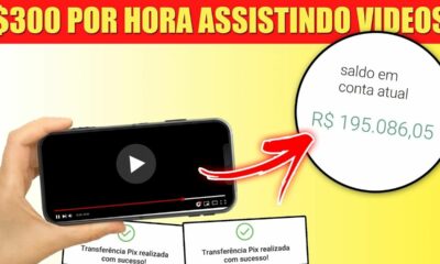 Ganhe $300 POR HORA Assistindo Vídeos no Celular [PROVADO] Como Ganhar Dinheiro na Internet