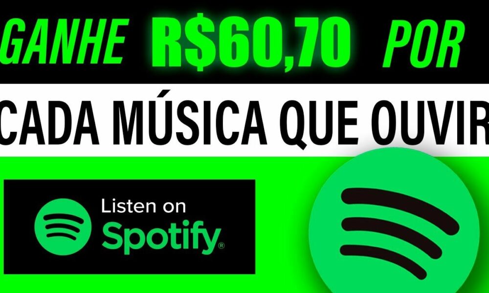 Ganhe $60,79 Para Cada Música que Você Ouvir no seu Celular (TRUQUE SECRETO) Ganhar Dinheiro Online