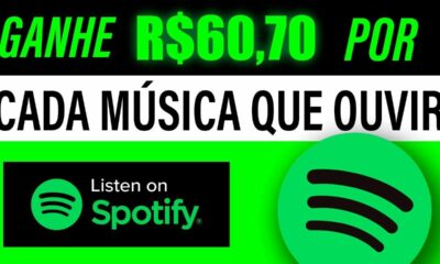 Ganhe $60,79 Para Cada Música que Você Ouvir no seu Celular (TRUQUE SECRETO) Ganhar Dinheiro Online