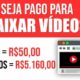 Ganhe $670 Baixando Vídeos do Youtube [Baixe 100 Vídeos = R$3.160,00] - Ganhar Dinheiro Online