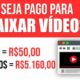 Ganhe $670 Baixando Vídeos do Youtube [Baixe 50 Vídeos = R$5.160,00] - Ganhar Dinheiro Online