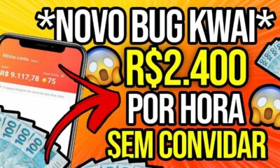 Ganhe $800 Por 20 SEGUNDOS no KWAI [SEM CONVIDAR] Como Ganhar Dinheiro no Kwai Assistindo Vídeos