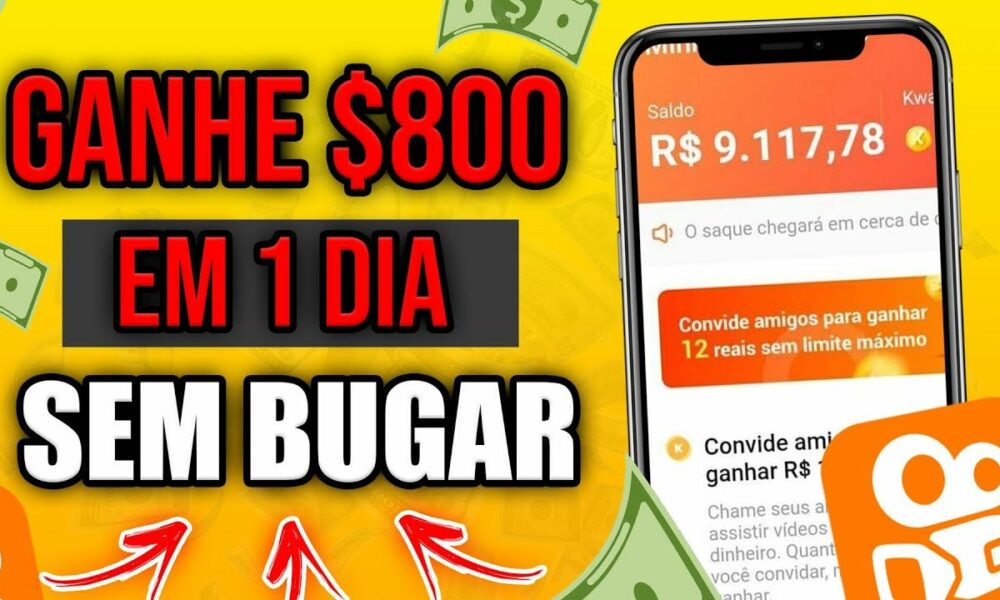 Ganhe $80,00 Por 2 Minutos no KWAI [SEM BUGAR e SEM CONVIDAR] Como Ganhar Dinheiro no Kwai