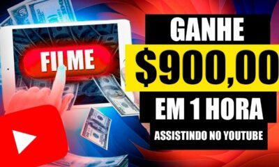 Ganhe $900,00 em 1 Hora Assistindo esse Filme do YouTube [PROVA DE PAGAMENTO] Ganhar Dinheiro Online