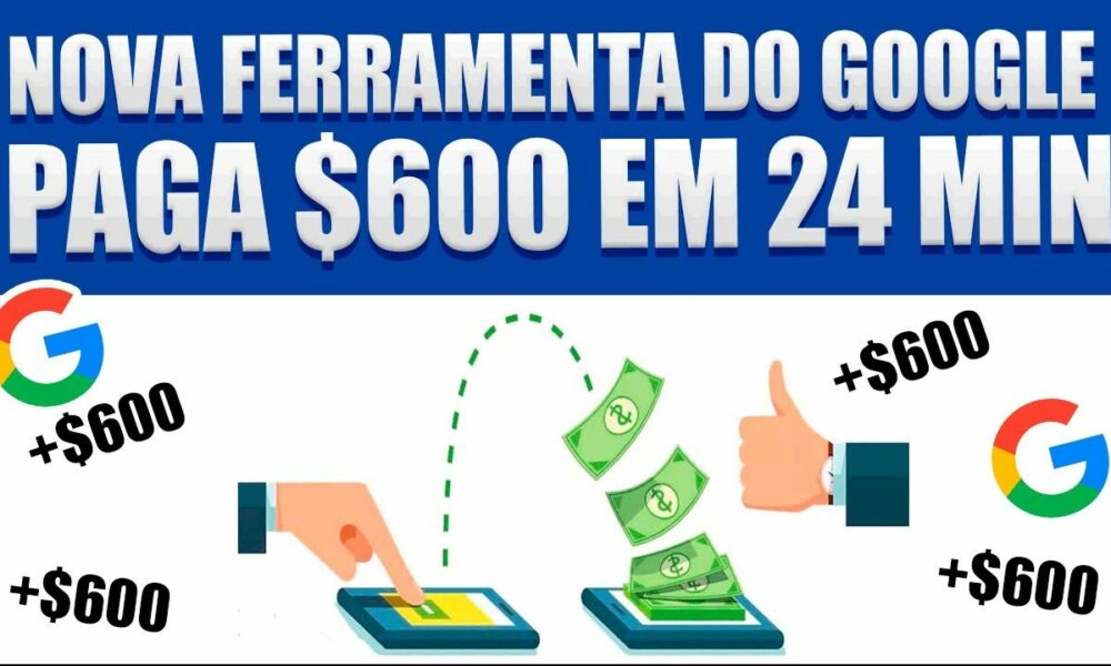 NOVA FERRAMENTA do GOOGLE PAGA $600/DIA de GRAÇA (Ganhe dinheiro Dormindo) Ganhar Dinheiro Online