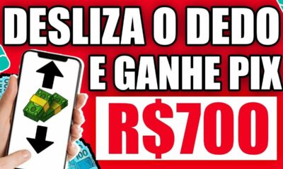 [NOVO APP] DESLIZE O DEDO NA TELA DO CELULAR E GANHE UM PIX DE R$700 NA HORA (PROVA PAGAMENTO) 💲