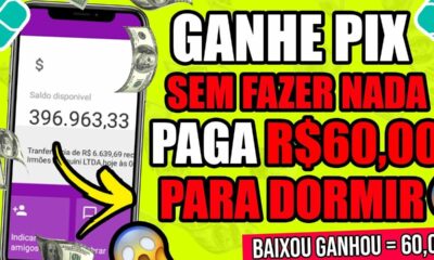 💲 😧NOVO APP PAGANDO NO MESMO DIA SEM FAZER NADA + R$60,00 POR HORA PARA DORMIR (PROVA PAGAMENTO) ✅💲