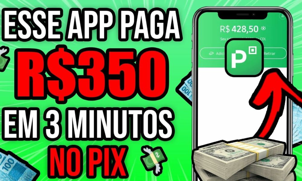 NOVO APP PAGOU R$350 EM 5 MINUTOS NO PIX PRA ASSISTIR VÍDEOS DO YOUTUBE/Como ganhar dinheiro online