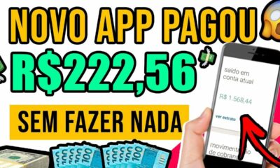 NOVO APP que GANHA DINHEIRO de VERDADE PAGOU $222,56 PARA NÃO FAZER NADA/Como ganhar dinheiro online