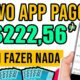 NOVO APP que GANHA DINHEIRO de VERDADE PAGOU $222,56 PARA NÃO FAZER NADA/Como ganhar dinheiro online