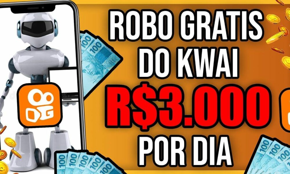 ROBÔ DISTRIBUINDO PIX de GRAÇA TODA HORA no KWAI (Pagou R$3.000) Como Ganhar Dinheiro no Kwai