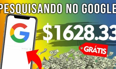 Receba $1.600 Pesquisando Palavras no Google ($800 por palavra) Ganhar Dinheiro na Internet