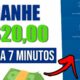 Receba $20,00 A Cada 7 Minutos no seu Pix [Prova de Pagamento] Como Ganhar Dinheiro na Internet