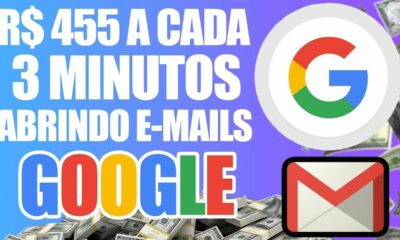 Receba R$455 a Cada 3 MINUTOS ABRINDO E-MAILS do GOOGLE [Prova de Pagamento] Ganhar Dinheiro Online