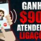 Receba até $90.00 Por Dia ATENDENDO LIGAÇÕES no CELULAR - Aplicativos que dão Dinheiro de Verdade