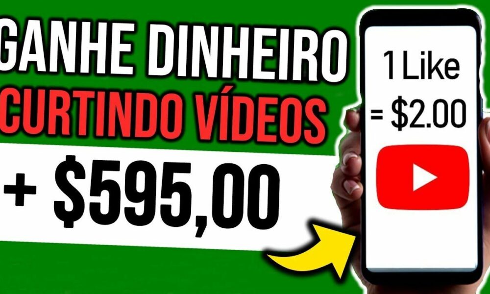 Seja Pago $595 Para Curtir Vídeos do YouTube (+PROVA DE PAGAMENTO) Como Ganhar Dinheiro no Paypal