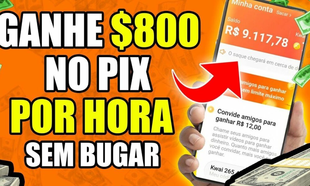 [VAZARAM😱] Como Ganhar $800 NO PIX POR HORA no KWAI [SEM FAZER BUG] - Ganhar Dinheiro Online