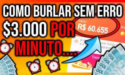 😨[VAZOU] COMO BURLAR O KWAI SEM ERRO E GANHAR R$3MIL REAIS POR MINUTO/ Como Ganhar Dinheiro no Kwai