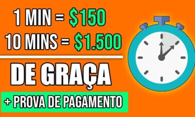 Vazaram um Site que está Pagando $150,00 a Cada 60 SEGUNDOS [DE GRAÇA] Como Ganhar Dinheiro Online