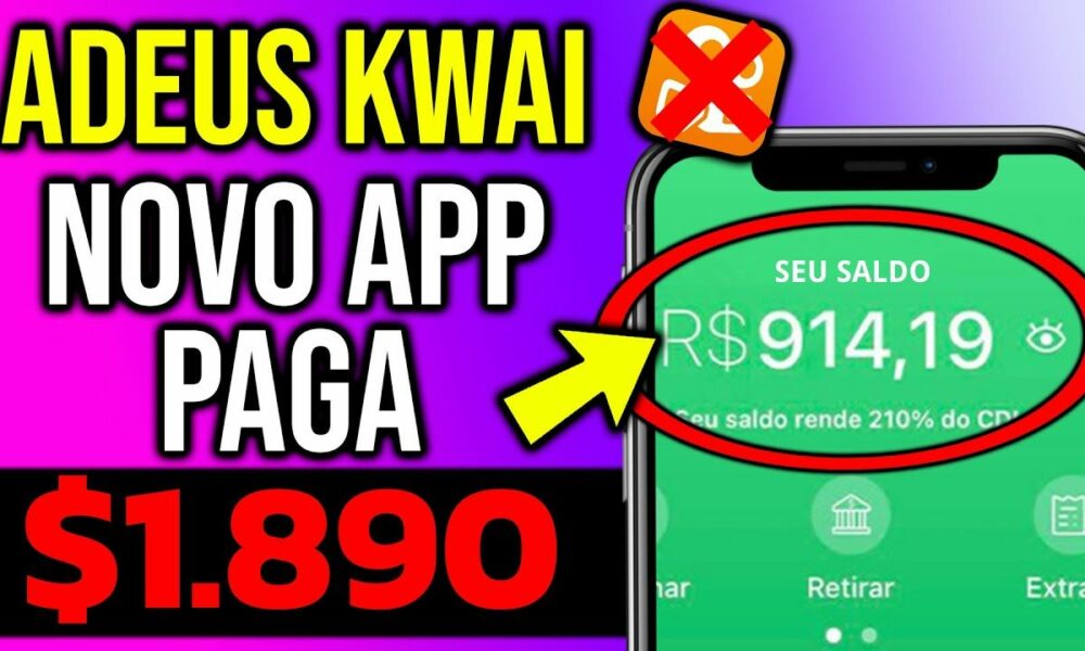 😨ADEUS KWAI - Melhor APP PARA GANHAR DINHEIRO de VERDADE Rápido! Como Ganhar Dinheiro na Internet