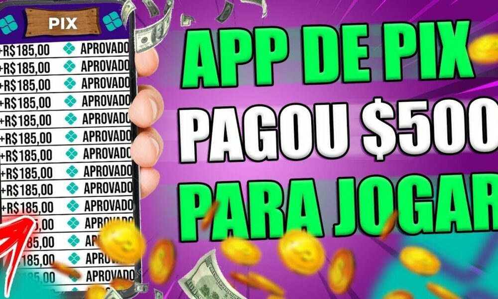 APP de PIX PAGA $500 Para Jogar [App que Ganha dinheiro de Verdade] Como Ganhar Dinheiro na Internet