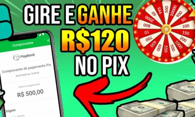 PAGA MAIS que o Kwai e TikTok🤑GIRE UMA ROLETA E GANHE ATÉ R$120 VIA PIX/Ganhar Dinheiro na Internet