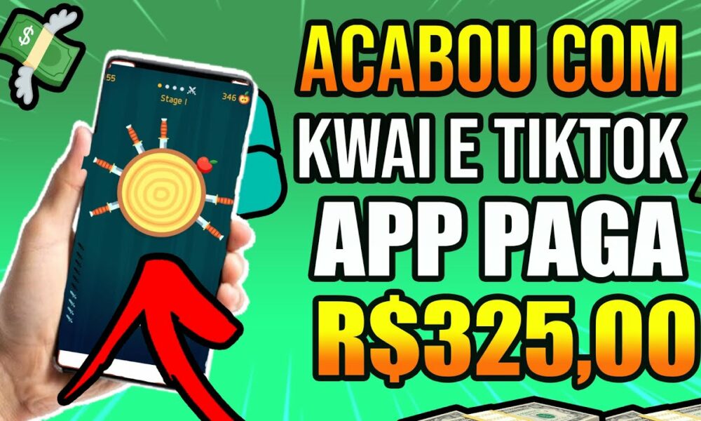 ACABOU com Kwai e TikTok APP PAGA MUITO DINHEIRO pra CLICAR e VER VIDEOS/Ganhar Dinheiro na Internet