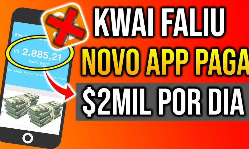 😱ADEUS KWAI - VAZOU NOVO APP QUE PAGA MAIS QUE KWAI (Paga $2MIL POR DIA) Ganhar Dinheiro na Internet