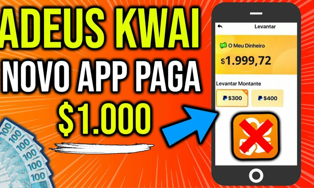 😱ADEUS KWAI -VAZOU NOVO APP QUE PAGA MAIS QUE KWAI (Paga $1MIL POR HORA) Ganhar Dinheiro na Internet