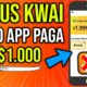 😱ADEUS KWAI -VAZOU NOVO APP QUE PAGA MAIS QUE KWAI (Paga $1MIL POR HORA) Ganhar Dinheiro na Internet