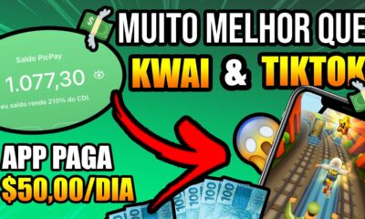 ADEUS KWAI😭Melhor APP PARA GANHAR DINHEIRO R$60 POR DIA SEM INDICAR/Como Ganhar Dinheiro na Internet