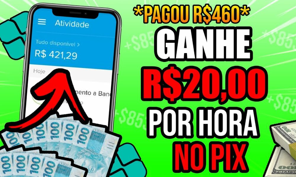 APLICATIVO PARA GANHAR DINHEIRO PAGOU R$460 EM 1 MINUTO🤑MELHOR APP PARA GANHAR DINHEIRO NA INTERNET