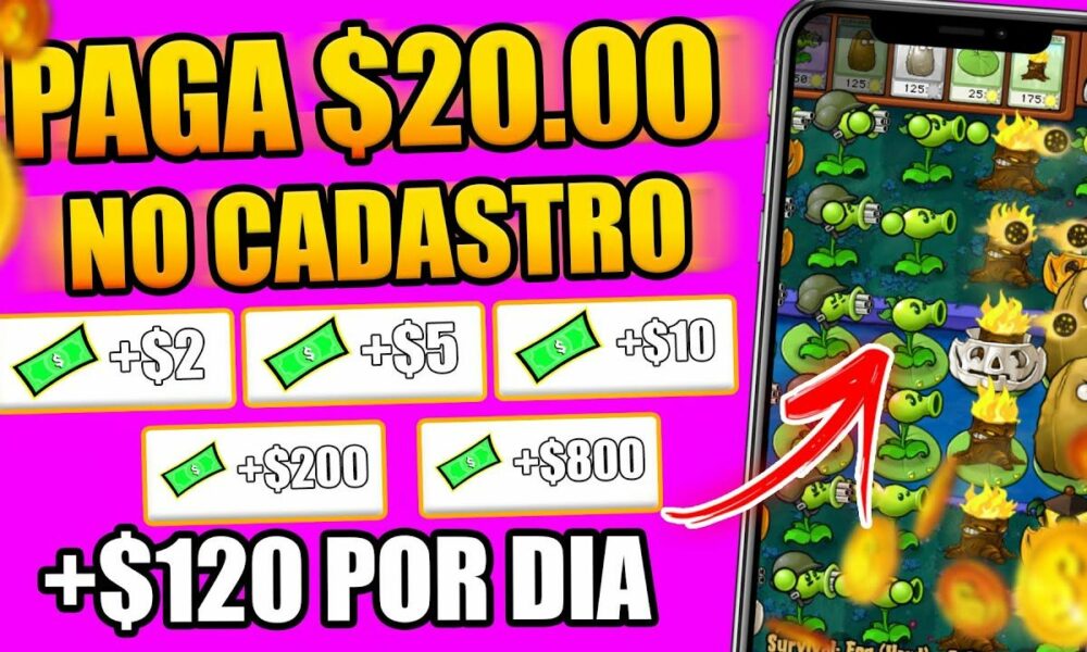 (APP PAGA $20.00 NO CADASTRO +$120 POR DIA) APP que GANHA DINHEIRO de VERDADE /como ganhar dinheiro