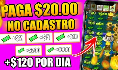 (APP PAGA $20.00 NO CADASTRO +$120 POR DIA) APP que GANHA DINHEIRO de VERDADE /como ganhar dinheiro