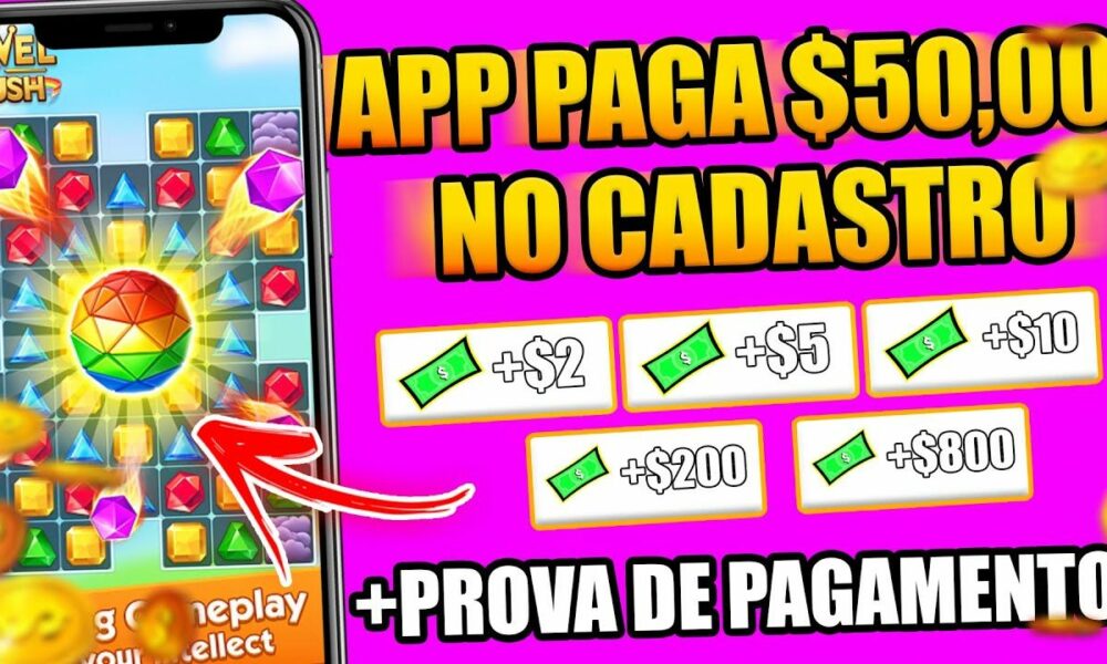 (APP PAGA $50 NO CADASTRO) APLICATIVO QUE GANHA DINHEIRO DE VERDADE - App Pagando no Cadastro ✅