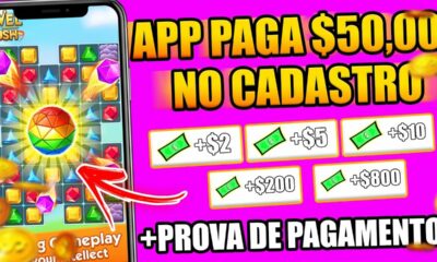 (APP PAGA $50 NO CADASTRO) APLICATIVO QUE GANHA DINHEIRO DE VERDADE - App Pagando no Cadastro ✅