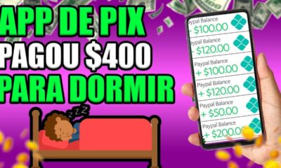 APP de PIX PAGA $400 Para DORMIR [App que Ganha dinheiro de Verdade]Como Ganhar Dinheiro na Internet