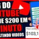 BUG do YOUTUBE Faça isso e Ganhe $200 em 1 MINUTO✅ Como Ganhar Dinheiro Assistindo Vídeos no YouTube