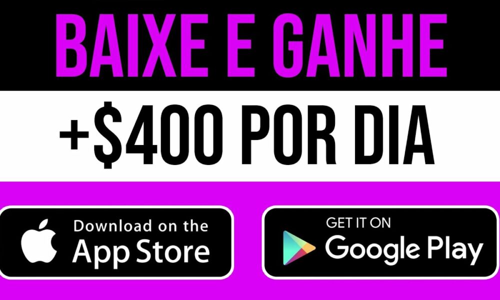 Baixe esse Aplicativo e Ganhe $400 Por Dia DE GRAÇA SEM FAZER NADA [Provado] Ganhar Dinheiro Online